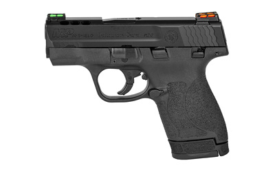 Shield M2.0 Performance Center Ported, Semi-automatic, Striker Fired, Compact, Performance Center Tuned Action, 40S&W, 3.1" Ported Barrel, Polymer Frame, Black Armornite Finish, 6 & 7Rd, 2 Magazines, Cleaning Kit Included, Thumb Safety, HiViz Fiber Optic