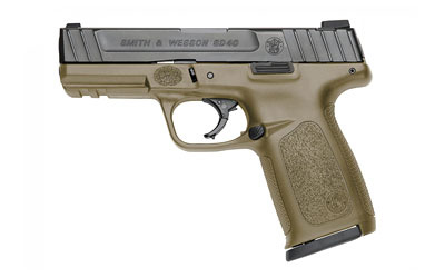 SD40 Self Defense .40S&W 4 Inch Stainless Steel Barrel Armornite Finish White Dot Sights Flat Dark Earth Polymer Frame 14 Round