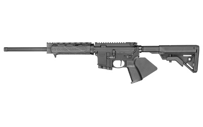 Volunteer XV, Optics Ready, Semi-automatic Rifle, AR-15, 223 Remington/556NATO, 16" Barrel, 1:8 5R Rifling, Armonite Finish, Black, BCM Gunfighter M-LOK Forend, Fin Grip, B5 Systems Fixed Bravo Stock, Magpul MBUS Flip-up Rear Sight, Flat Faced Trigger, 1