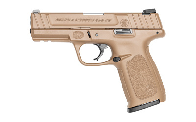 SD9VE, Striker Fired, Semi-automatic Pistol, Full Size, Polymer Frame Pistol, 9MM, 4" Barrel, Matte Finish, Flat Dark Earth Slide and Frame, Fixed Sights, 16 Rounds, 2 Magazines 13655