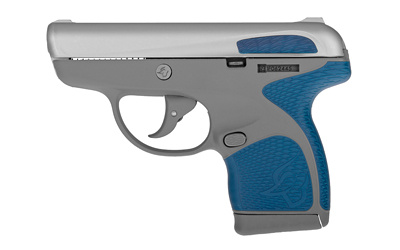 Spectrum, Semi-automatic Striker Fired Pistol, 380ACP, 2.8" Barrel, Gray Polyer Frame, Indiglo Blue Overmold, Stainless Slide, 1-6Rd & 1-7Rd, 2 Magazines 1007039211