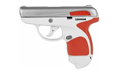 Spectrum, Semi-automatic Striker Fired Pistol, 380ACP, 2.8" Barrel, White Polymer Frame, Red Overmold, Stainless Slide, 1-6Rd & 1-7Rd, 2 Magazines 1007039306
