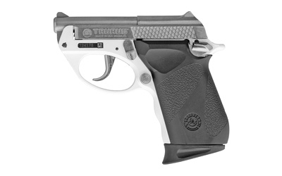 PT22, Sub-Compact, 22LR, 2.8" Barrel, Polymer Frame, White/Stainless Finish, 8Rd, 1 Magazine 1-220039PLYW