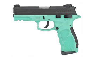 TH9, Semi-automatic, Full Size, 9MM, 4.25" Barrel, Polymer Frame, Black/Cyan Finish, 17Rd, 2 Magazines 1-TH9041C