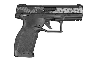 TX22, TALO Exclusive, Semi-automatic, Striker Fired, 22 LR, 4" Threaded Barrel, Polymer Frame, Black Color, Laser Engraved US Flag, 16Rd, 2 Magazines 1-TX22141-US1