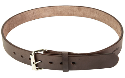 Uncle Mikes Leather Belt, 38"-42", Full Grain Leather, Nickel Plated Buckle, Brown BLT-UM-38-42-DBR