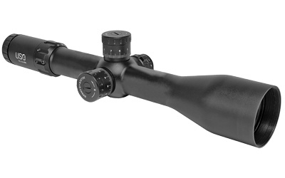 TS Series Rifle Scope, 2.5-20X50mm, 34mm Main Tube, Front Focal Plane, 1/10 Mil Adjustments, Black Finish, Illuminated MGR Reticle TS-20X MGR