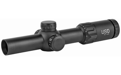 TS Series Rifle Scope, 1-8X24mm, 30mm Main Tube, Front Focal Plane, 0.2 MRAD Adjustments, Black Finish, JNG MIL Reticle TS-8X JNG MIL