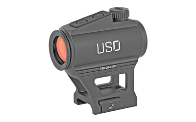 TSR-1X, 5 MOA Red Dot, Black Finish, 3-Night Vision Compatible Levels, ZroDelta Quick Detach Mount TSR-1X QD MOUNT