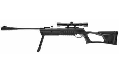 Fuel, 177 Pellet, 18.75" Barrel, Black Finish, Synthetic Grips, SilencAir Non-Removable Suppressor, w/3x9 Scope, 1Rd, 1200 Feet Per Second, w/Bipod 2251313