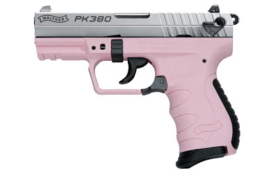 PK380 Semi-automatic Pistol, Double/Single Action, 380 ACP, 3.6" Barrel, Pink Polymer Frame, Nickel Slide, 8Rd, 1 Magazine 5050323