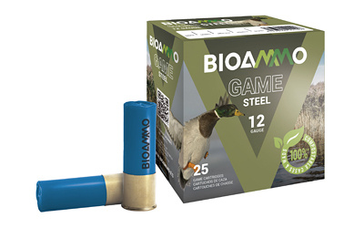 BIOAMMO, PHEASENT, 12 Gauge, 2.75", #6, 1 oz, Steel Shotshell, 25 Round Box BLS2860