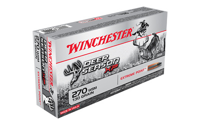 Deer Season XP, 270 Winchester Short Magnum, 130 Grain, Extreme Point, 20 Rounds X270SDSLF