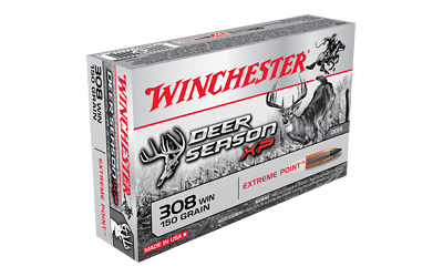 Deer Season XP, Copper Impact, 308 Win, 150 Grain, Poly Tip, Lead Free, 20 Round Box X308DSLF