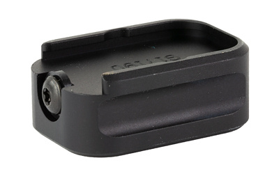 Extended Base Pad, Fits Glock 19/23, +0, Black MEG19-0BLK