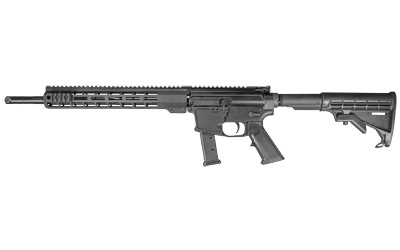 R16FTT-9MM, Semi-automatic Rifle, 9MM, 16" Barrel, Black Finish, 6 Position Stock, 1 Magpul Magazine (Accepts Glock Magazines), 17Rd R16FTT-9MM