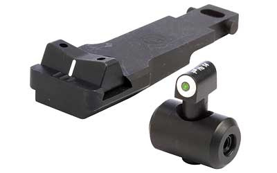 24/7 Big Dot Tritium Front, White Stripe Rear, Express Sight, Fits AK-47, Green with White Outline, 2 Dot, Includes replacment Windage AK-3003-3