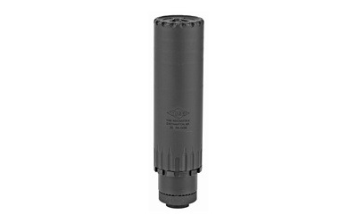 Resonator K Suppressor, 30 Caliber, Rifle Suppressor, 5.56" Long, 1.5625" Diameter, Black Finish, Includes QD Mount/Muzzle Brake (YHM-4302-MB-28A), 1/2"-28 YHM-2150-MB-28