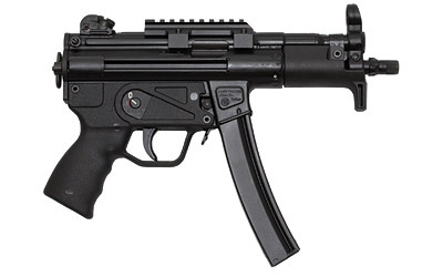 MKE Z-5P, Semi-automatic Pistol, 9MM, 5.8" Barrel, Steel Frame, Black Finish, 30Rd, Roller-Lock, Delayed Blowback, Includes Plastic Carry Case, Three (3) 30-Round Magazines, Factory Cleaning Kit, Two (2) Extra Take-Down Pins, Factory Picatinny Style Opti