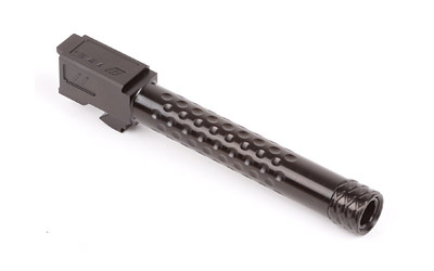 Dimpled Barrel, 9MM, Threaded, For Glock 17, Black Finish BBL-17-DS-DLC