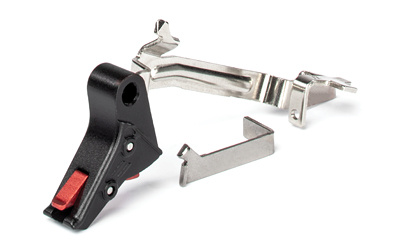PRO Flat Trigger Bar Kit, Small, Black w/ Red Safety, Includes ZEV Pro Connector FFT-PRO-BAR-SM-B-R