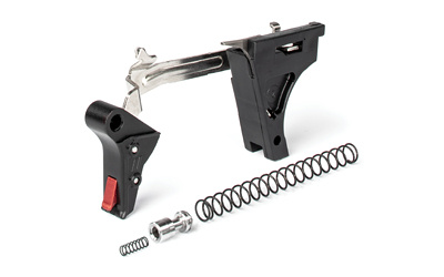 PRO Flat Drop-In Trigger Kit, Fits Glock 40 Gen 1-3, Black w/ Red Safety FFT-PRO-DRP-3G40-B-R