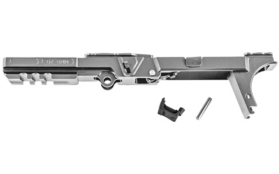 O.Z-9 Modular Build Kit, Semi-automatic, 9MM, Steel Frame, Gray Finish, O.Z-9 Slide Lock Lever and Spring, O.Z-9 Trigger Pin, O.Z-9 Ejector Housing Pin, Enhanced Extractor, Extended Slide Release Lever OZ9-MBK-GRY