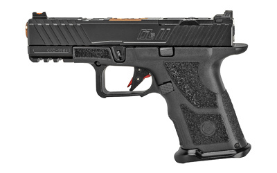 O.Z-9 Elite, Compact, Semi-automatic Pistol, 9MM, 4" Match Grade Barrel, Steel Frame, Polymer Grip, Custom Black Slide And Bronze Barrel, 15Rd, ZEV PRO Flat Face Trigger, ZEV Magwell OZ9C-CPT-B-BRZ