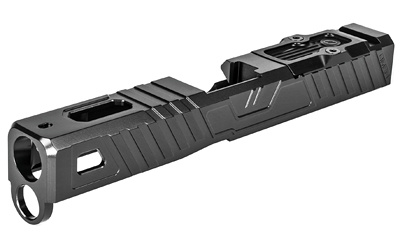Omen Stripped Slide RMR w/Cover, For Glock 19 Gen 4, Black Finish SLD-Z19-4G-OMEN-RMR-DLC