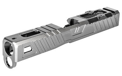 Omen Stripped Slide RMR w/Cover, For Glock 19 Gen 4, Gray Finish SLD-Z19-4G-OMEN-RMR-GRY