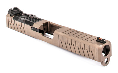 For Gen 3 Glock 19, Enhanced Socom, Complete Slide, Includes Sights, RMR Cover Plate and Zev Upper Parts Kit, Flat Dark Earth Finish SLD.KIT-Z19-3G-ESOC-RMR-FDE
