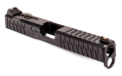 For Gen 4 Glock 19, Enhanced Socom, Complete Slide, Includes Sights, Delta Point Pro Cover Plate and Zev Upper Parts Kit, Black Finish SLD.KIT-Z19-4G-ESOC-DPP-DLC