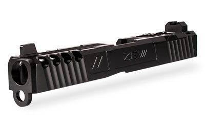 Spartan Absolute Co-witness RMR Cut w/Cover, For Gen 3 Glock 17, Black Finish, Complete Slide, Includes Sights, RMR Cover Plate And Zev Upper Parts Kit SLD.KIT-Z17-3G-SPART-RMR-CW.ABS-DLC