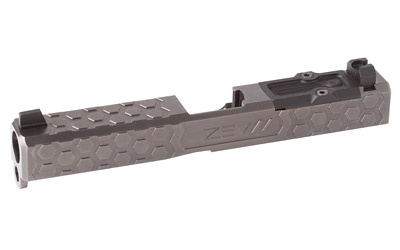 Hex Absolute Co-witness RMR Cut w/Cover, Complete Slide, For Gen 4 Glock 17, Gray Finish SLD.KIT-Z17-4G-HEX-RMR-CW.ABS-GRY