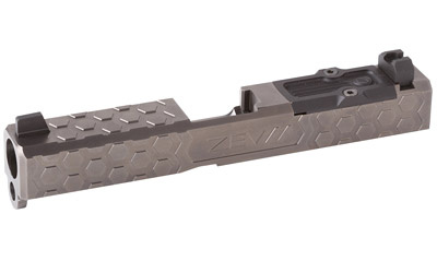 Hex Absolute Co-witness RMR Cut w/Cover, Complete Slide, For Gen 4 Glock 19, Gray Finish SLD.KIT-Z19-4G-HEX-RMR-CW.ABS-GRY