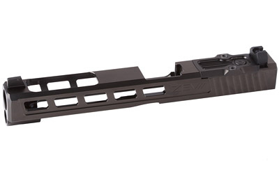 For Gen 3 Glock 34, Dragonfly Absolute Co-witness RMR Cut w/Cover, Black Finish, Complete Slide, Includes Sights, RMR Cover Plate And Zev Upper Parts Kit SLD.KIT-Z34-3G-DFLY-RMR-CW.ABS-DLC