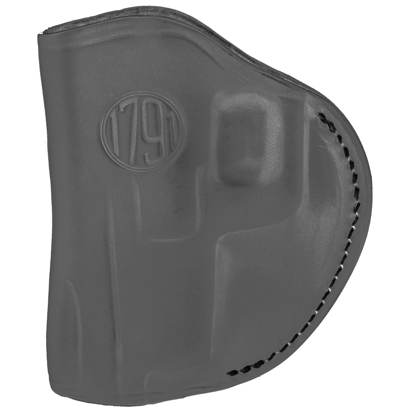 2 Way Holster, Inside Waistband Holster, Size 5, Right Hand, Stealth Black, Leather 2WH-5-SBL-R