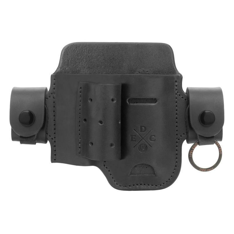 Action Snap, Large Flex Loop, Heavy Duty, Fits Belts Up to 1.5", Leather Construction, Black, Ambidextrous HD-AS-LF-BLK-A