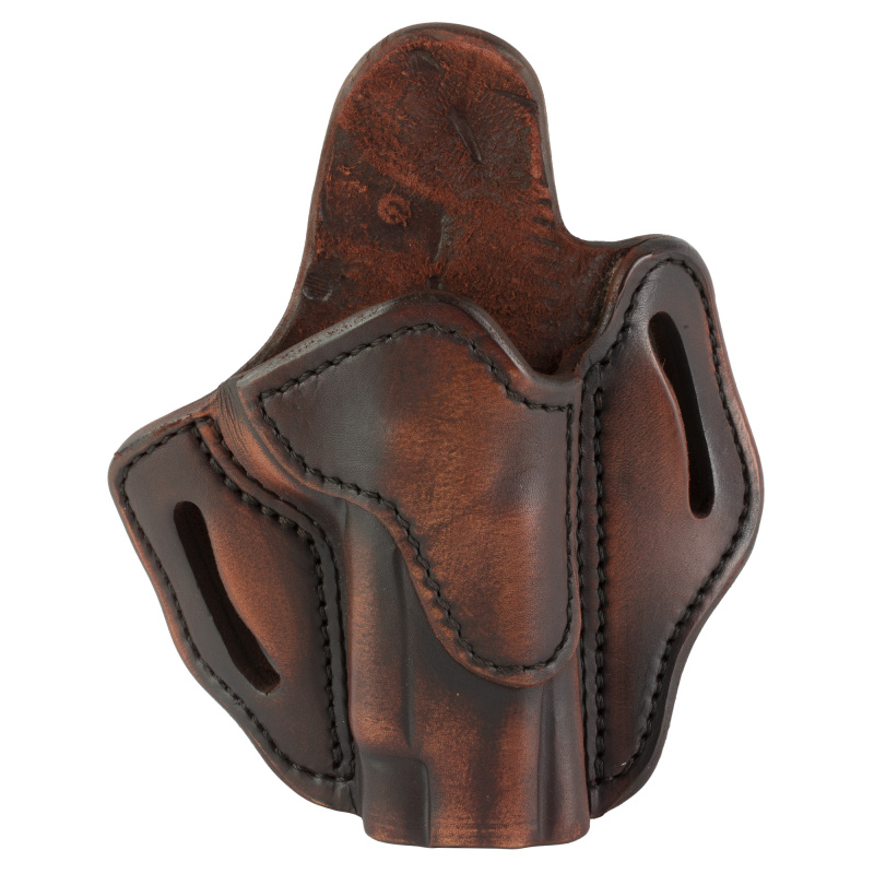 BH1 Optic Ready, OWB Belt Holster, Fits Optic Ready Commander Size 1911, Matte Finish, Vintage Leather, Right Hand OR-BH1S-VTG-R