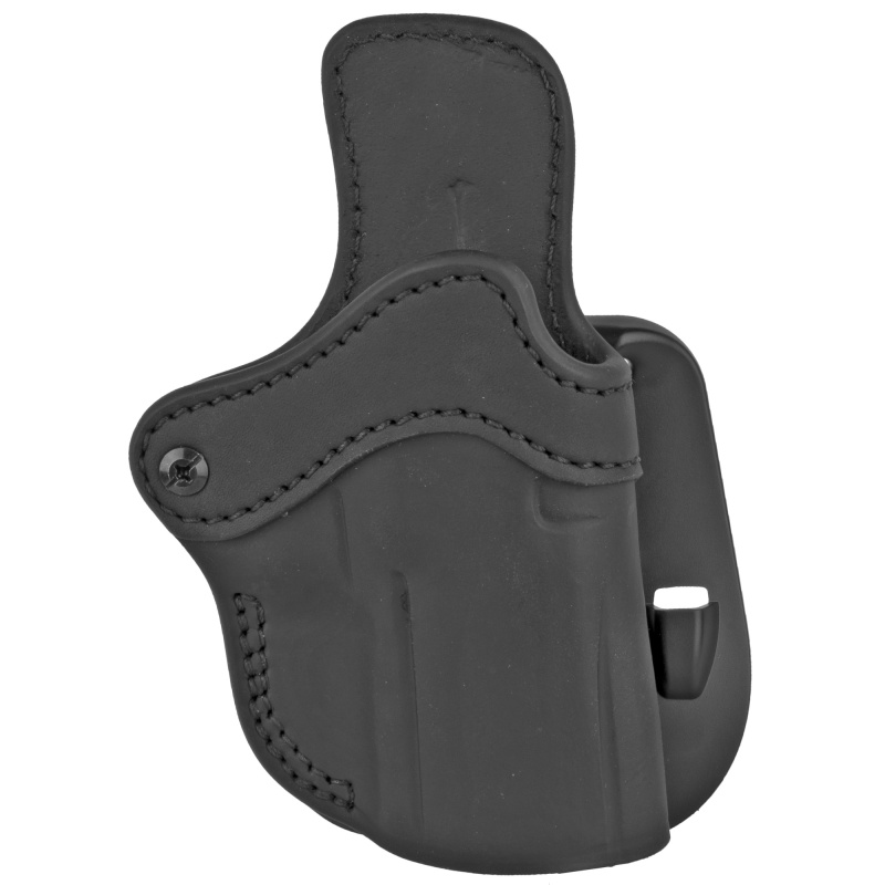 OR, Optics Ready Paddle Holster, Size 2.4S, Right Hand, Stealth Black, Leather OR-PDH-2.4S-SBL-R