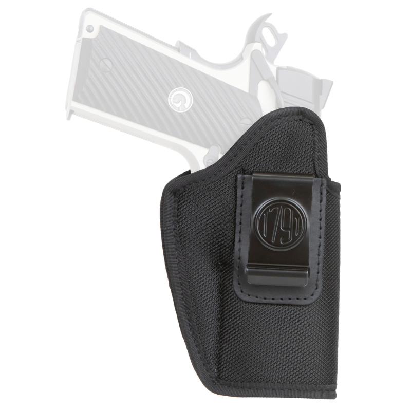 Premium Nylon, Inside Waistband Holster, Size 4, Matte Finish, Nylon Construction, Black, Right Hand PN-IWB-4-BLK-R