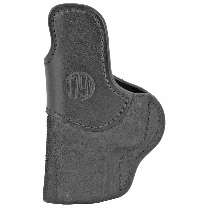 RCH Rigid Concealment Holster, IWB, Black Leather, Fits Glock 17/19/22/23/25/26/27/29/30/31/33, S&W MP40/MP9/Shield, Sig Sauer P226/228/229/239, Springfield XDE/XDS, Right Hand, Size 4 RCH-4-BLK-R