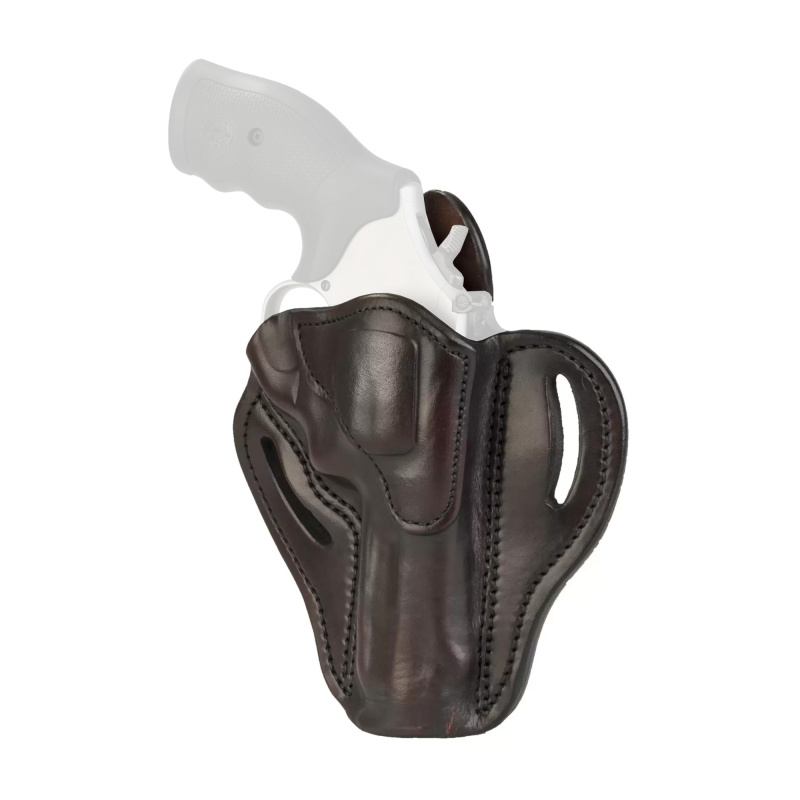 Revolver, Size 2, OWB Belt Holster, Fits K-Frame Sized Revolvers, Vintage Leather, Right Hand RVH-2-VTG-R