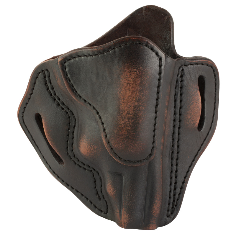 Revolver, Size 3, OWB Belt Holster, Fits Z-Frame Sized Revolvers, Vintage Leather, Right Hand RVH-3-VTG-R