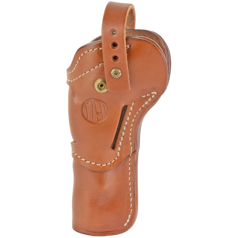 Single Action, Ambidextrous Holster, 5.5" Barrel, Fits Single Action Revolvers, Leather, Classic Brown SA-RVH-5.5-CBR-A