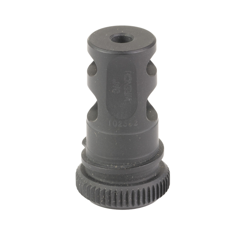 Muzzle Brake, 556NATO, 1/2X28 Thread Pitch, Fits 51T Mount, SCARmor Finish, Black 64132