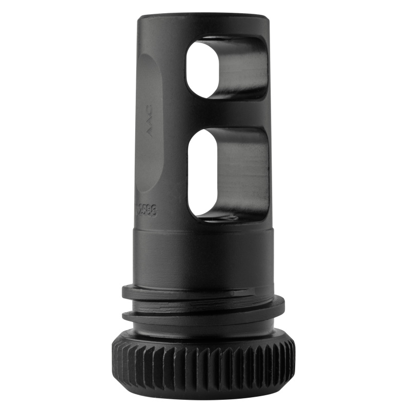 Muzzle Brake, 762NATO, 5/8X24 Thread Pitch, Fits 51T Mount, SCARmor Finish, Black 64178