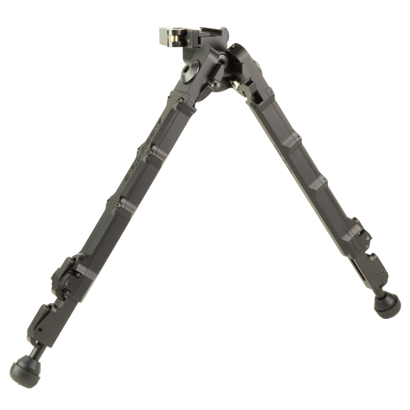 HT-10 Hunting Bipod, Picatinny Mount, 10.62" Minimum Height, 20.43" Maximum Height, Anodized Finish, Black HTPB-0010