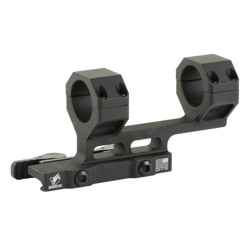 AD-DELTA, Quick Detach Scope Mount, 30mm, 1.93" Height, Anodized Finish, Black AD-DELTA-C-H-30-STD