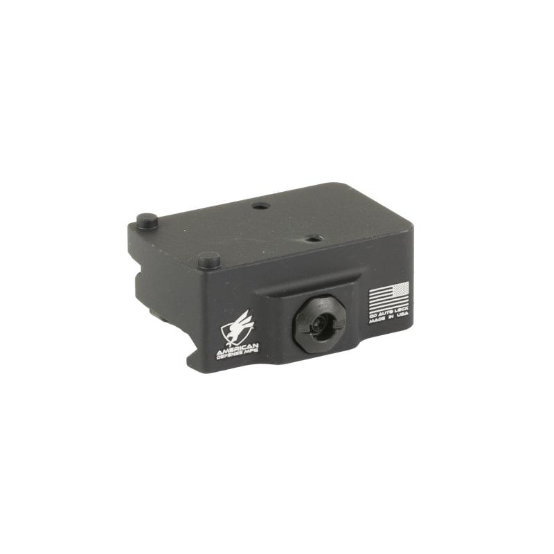 AD-RMR, Quick Detach Mount, Right Hand Lever, Low, Fits Trijicon RMR, Anodized Finish, Black AD-RMR-LW-L-RH-STD